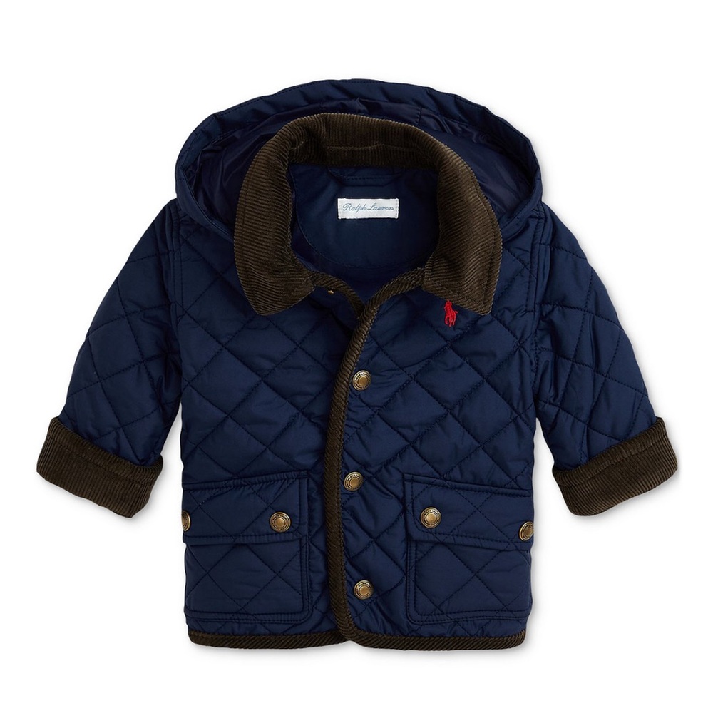 Polo by Ralph Lauren Blue Quilted  Puffer Jacket